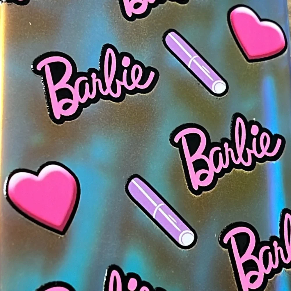 5for$10 Barbie Pink Glossy Blue Holographic Shine iPhone 13 Pro Phone Case